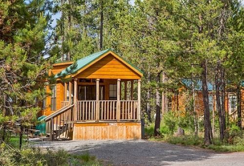 Bend-Sunriver Camping Resort Studio Cabin 6 Exterior photo